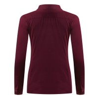 CLUB LSL WOMEN, women's long sleeve shirt, slim fit, burgundy