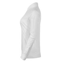 CLUB LSL WOMEN, women's long sleeve shirt, slim fit, white