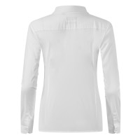 CLUB LSL WOMEN, women's long sleeve shirt, slim fit, white