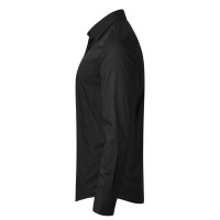 COMFORT LSL MEN, men’s long sleeve cotton shirt, black