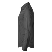 COMFORT LSL MEN, men’s long sleeve cotton shirt, dark gray