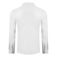 COMFORT LSL MEN, men’s long sleeve cotton shirt, white