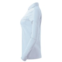 COMFORT LSL WOMEN, women's long sleeve cotton shirt, sky blue