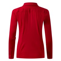 COMFORT LSL WOMEN, women's long sleeve cotton shirt, red
