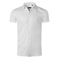 CLUB SSL MEN, mens short sleeve shirt, slim fit, white