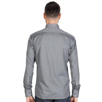 GRANT LSL, men's long sleeve shirt, gray