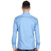 GRANT LSL, men's long sleeve shirt, sky blue