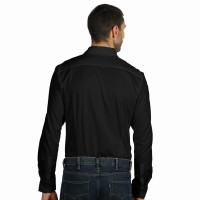 BOND LSL, men's long sleeve shirt, black