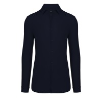 COLLINS LSL MEN, men's long sleeve shirt, blue