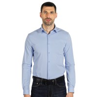 COLLINS LSL MEN, men's long sleeve shirt, sky blue
