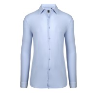 COLLINS LSL MEN, men's long sleeve shirt, sky blue