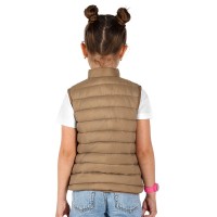 LIBERTY VEST KID, kid's bodywarmer, light brown