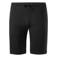 BOXER, men's shorts, 80% cotton, 20% polyester, black