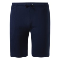 BOXER, men's shorts, 80% cotton, 20% polyester, blue