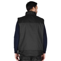 RAPID VEST, workwear vest, dark gray