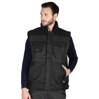 RAPID VEST, workwear vest, dark gray