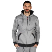 ARGON, hooded sweatshirt, ash