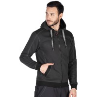 ARGON, hooded sweatshirt, dark ash