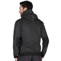 ARGON, hooded sweatshirt, dark ash