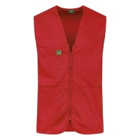 DERBY, workwear vest, red