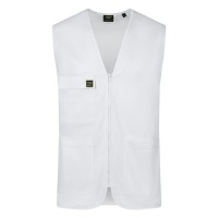 DERBY, workwear vest, white