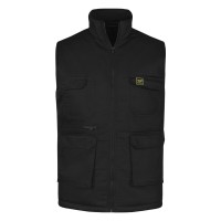 CRAFT VEST II, workwear vest, black