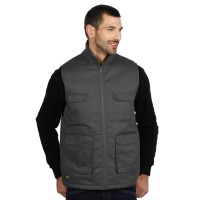 CRAFT VEST II, workwear vest, dark gray