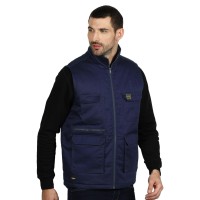 CRAFT VEST II, workwear vest, blue