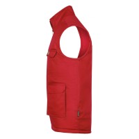 CRAFT VEST II, workwear vest, red