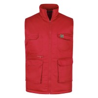 CRAFT VEST II, workwear vest, red