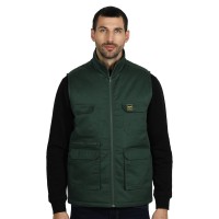 CRAFT VEST II, workwear vest, forest green