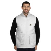 CRAFT VEST II, workwear vest, white