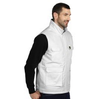 CRAFT VEST II, workwear vest, white