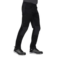 ROVER, stretch workwear pants, black