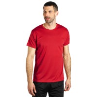 CROSSFIT, sports t-shirt, 100% polyester, red