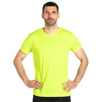 CROSSFIT, sports t-shirt, 100% polyester, neon yellow