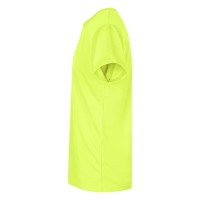 CROSSFIT, sports t-shirt, 100% polyester, neon yellow