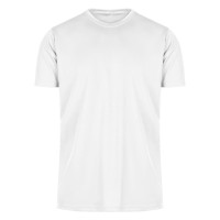 CROSSFIT, sports t-shirt, 100% polyester, white