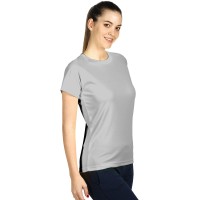 CROSSFIT LADY, women's t-shirt, 100% polyester, gray