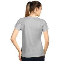 CROSSFIT LADY, women's t-shirt, 100% polyester, gray