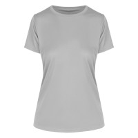 CROSSFIT LADY, women's t-shirt, 100% polyester, gray