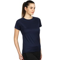 CROSSFIT LADY, women's t-shirt, 100% polyester, blue