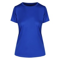 CROSSFIT LADY, women's t-shirt, 100% polyester, royal blue