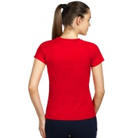 CROSSFIT LADY, women's t-shirt, 100% polyester, red