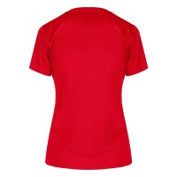 CROSSFIT LADY, women's t-shirt, 100% polyester, red