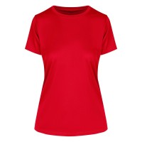 CROSSFIT LADY, women's t-shirt, 100% polyester, red