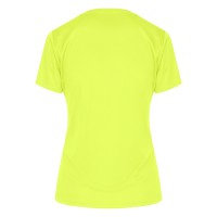 CROSSFIT LADY, women's t-shirt, 100% polyester, neon yellow