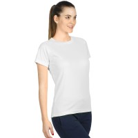CROSSFIT LADY, women's t-shirt, 100% polyester, white
