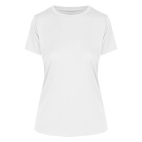 CROSSFIT LADY, women's t-shirt, 100% polyester, white