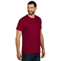 MASTER MEN, t-shirt, 100% cotton, burgundy